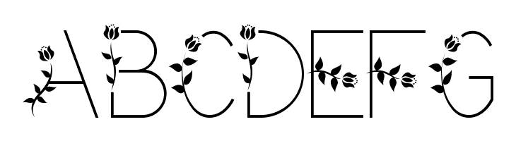 Flower Leaf Demo  Free Fonts Download