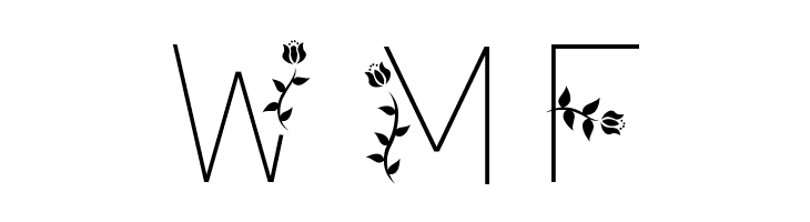 Flower Leaf Demo  Free Fonts Download