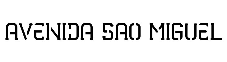 TRUMANS DEMO Stencil  Free Fonts Download