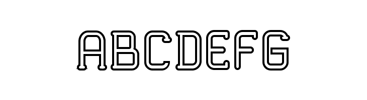 TRUMANS DEMO Outline  Free Fonts Download