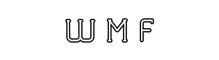 TRUMANS DEMO Outline  Free Fonts Download