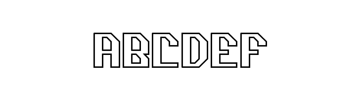 Racemate Demo Outline  Free Fonts Download