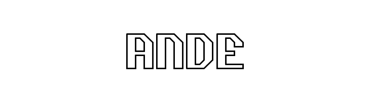 Racemate Demo Outline  Free Fonts Download