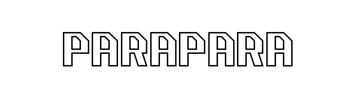 Racemate Demo Outline  Free Fonts Download