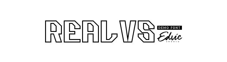 Racemate Demo Outline  Free Fonts Download