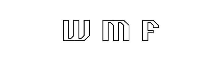 Racemate Demo Outline  Free Fonts Download