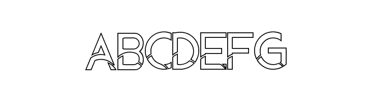 Pink Sun Demo Outline  Free Fonts Download