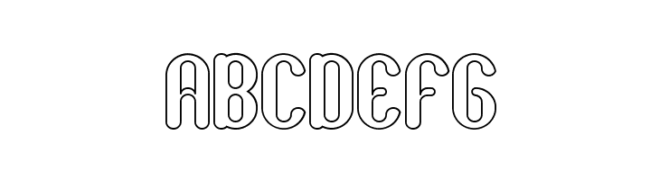Joscelynn Demo Outline  Free Fonts Download