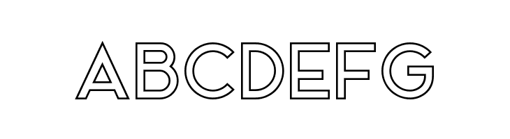 Airframe Demo Outline  Free Fonts Download