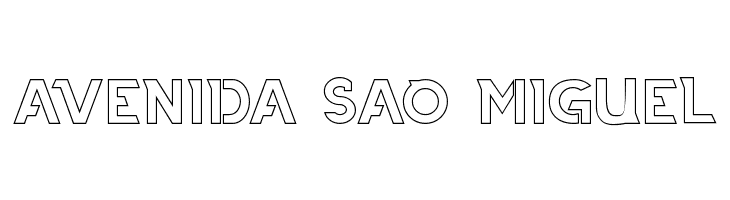 THIAGA DEMO Outline  Free Fonts Download