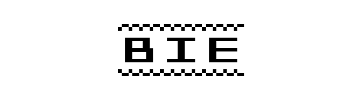 Bit Line15 [sRB]  Free Fonts Download