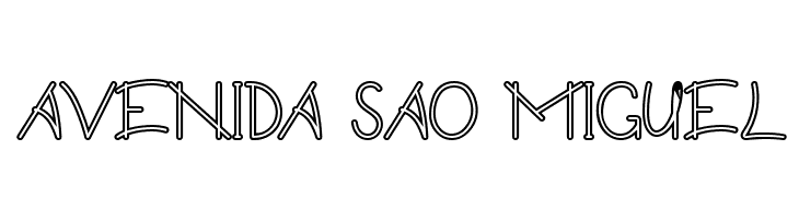 Guritno Demo Outline  Free Fonts Download