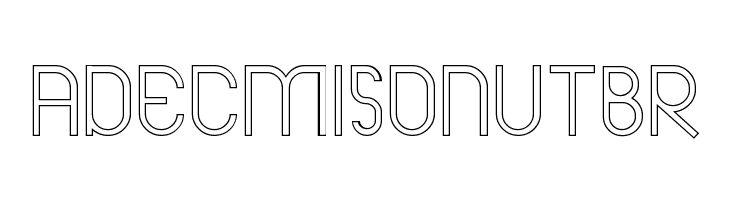 Reyburn Demo Outline  Free Fonts Download