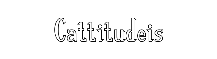 ReSHAWN Demo Outline  Free Fonts Download