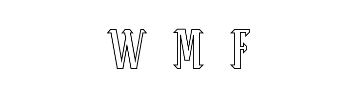 ReSHAWN Demo Outline  Free Fonts Download