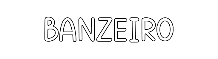 Gomuno Outline  Free Fonts Download