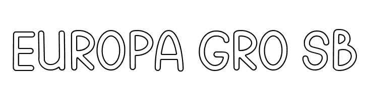 Gomuno Outline  Free Fonts Download