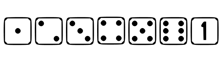 Simpledice Regular  Free Fonts Download