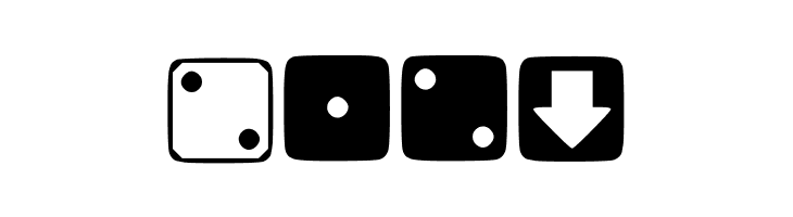 Simpledice Regular  Free Fonts Download