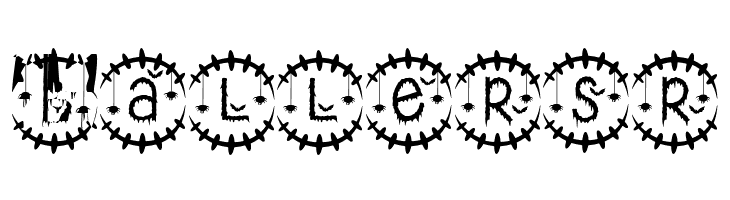 Creepy Halloween Monogram  Free Fonts Download