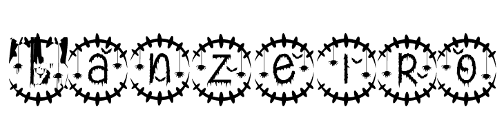 Creepy Halloween Monogram  Free Fonts Download