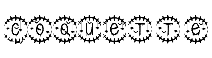 Creepy Halloween Monogram  Free Fonts Download