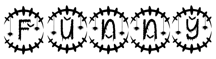 Creepy Halloween Monogram  Free Fonts Download