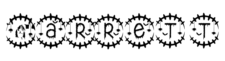 Creepy Halloween Monogram  Free Fonts Download