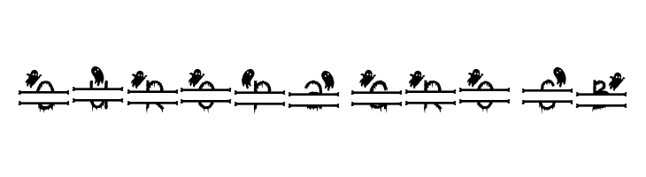 Creepy Halloween Monogram  Free Fonts Download