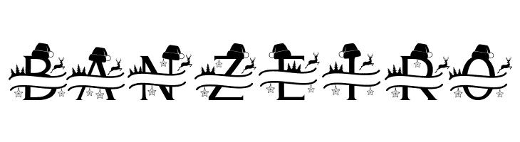 Cute Christmas Monogram  Free Fonts Download