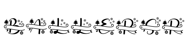Stunning Christmas Monogram  Free Fonts Download