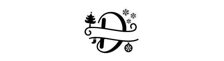 Stunning Christmas Monogram  Free Fonts Download