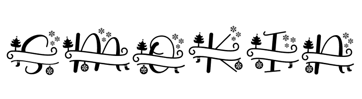 Stunning Christmas Monogram  Free Fonts Download