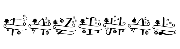Stunning Christmas Monogram  Free Fonts Download