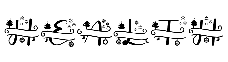 Stunning Christmas Monogram  Free Fonts Download