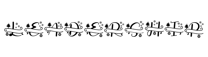Stunning Christmas Monogram  Free Fonts Download