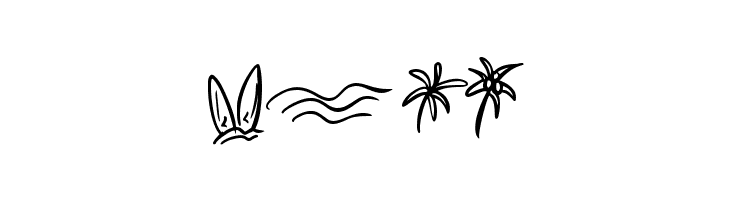 Summer Lovers Dingbat  Free Fonts Download