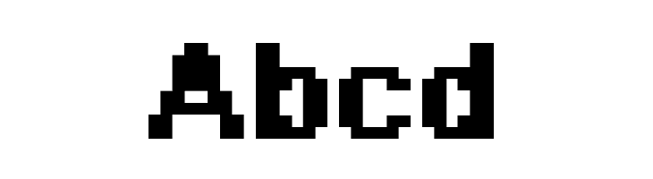 Pixel Arial 11 Bold  Free Fonts Download