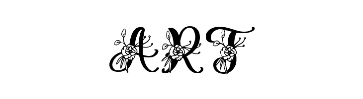 Gesya Monogram  Free Fonts Download