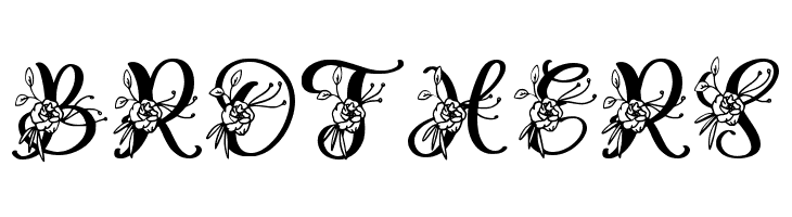 Gesya Monogram  Free Fonts Download