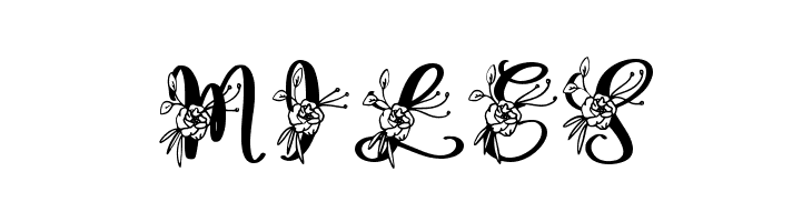 Gesya Monogram  Free Fonts Download