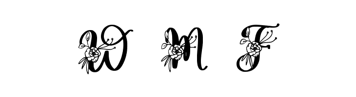 Gesya Monogram  Free Fonts Download