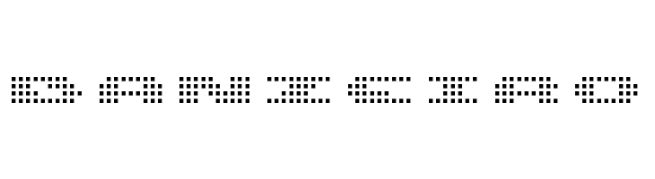 UP Tiny lcd four 8 Light  Free Fonts Download