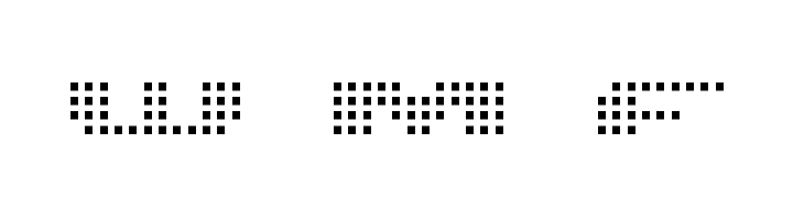 UP Tiny lcd four 8 Light  Free Fonts Download