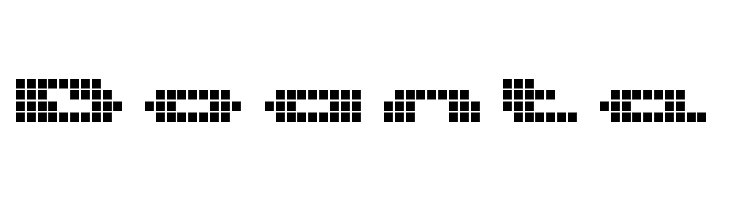 UP Tiny lcd four 8  Free Fonts Download