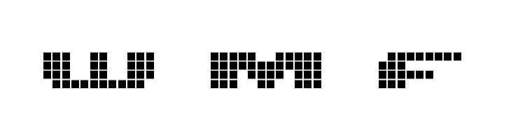 UP Tiny lcd four 8  Free Fonts Download