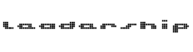 UP Tiny lcd four 8  Free Fonts Download