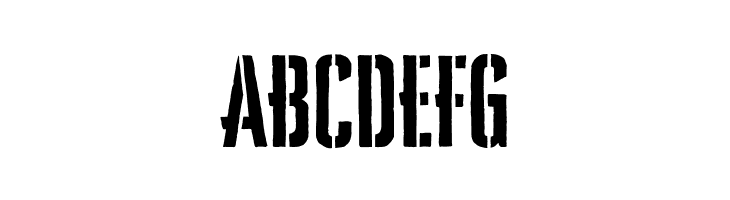 CheddarGothicStencil  Free Fonts Download