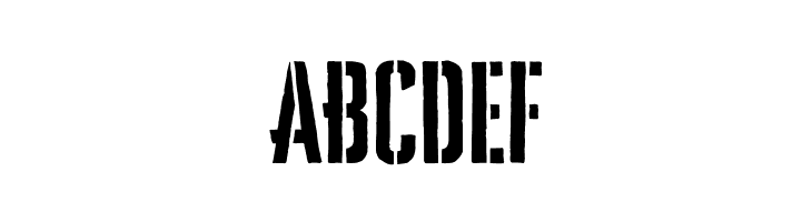 CheddarGothicStencil  Free Fonts Download