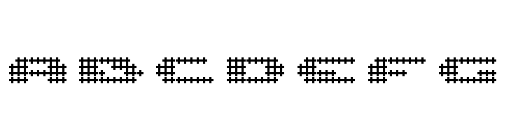 UP Tiny lcd four 8 decoC Light  Free Fonts Download